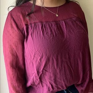 Maroon Old Navy Top!! xxl